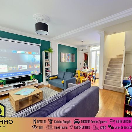 Maison 3Ch - Cinema - Game Room - Parking - Gare Amiens Buitenkant foto