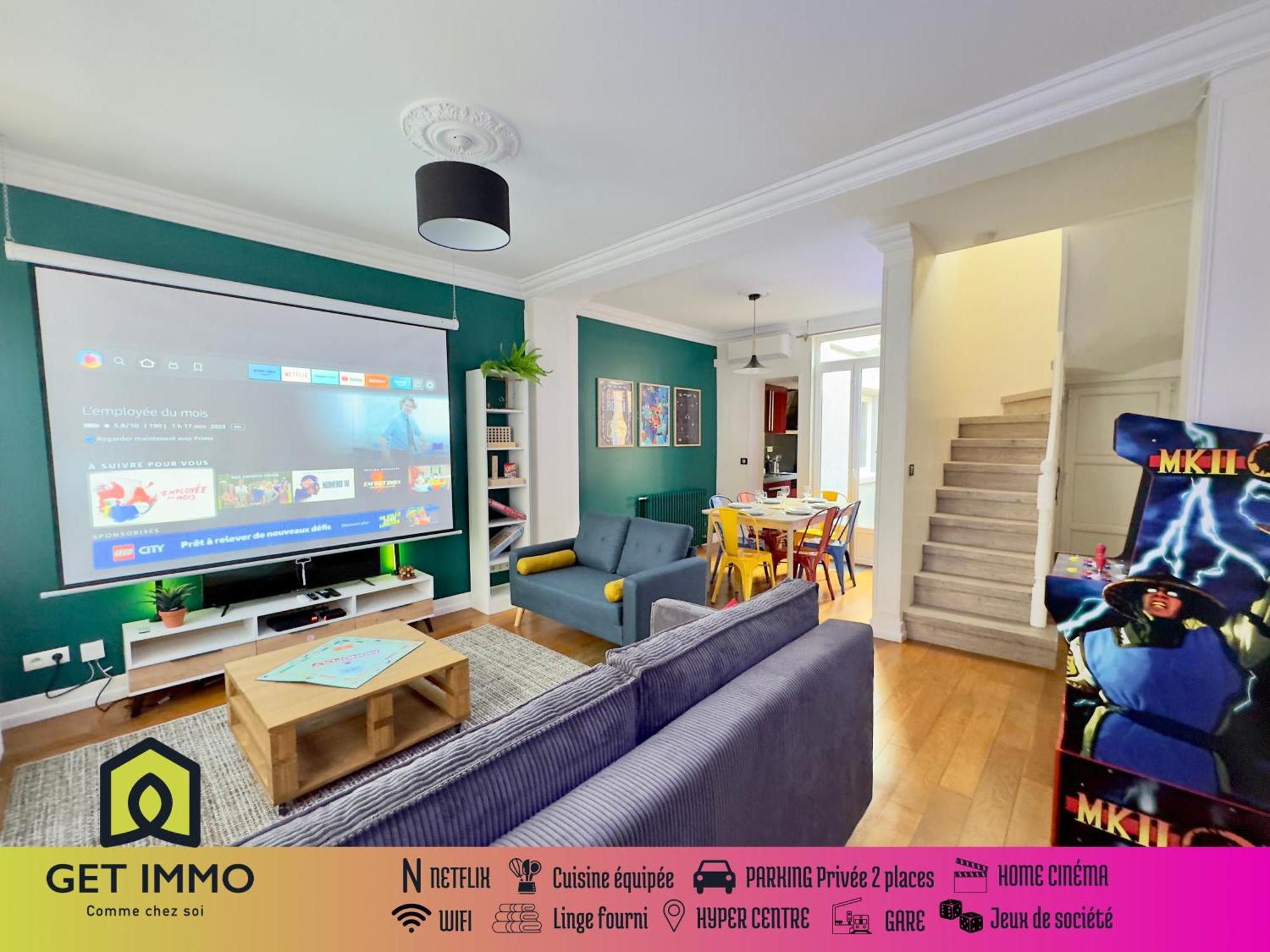 Maison 3Ch - Cinema - Game Room - Parking - Gare Amiens Buitenkant foto