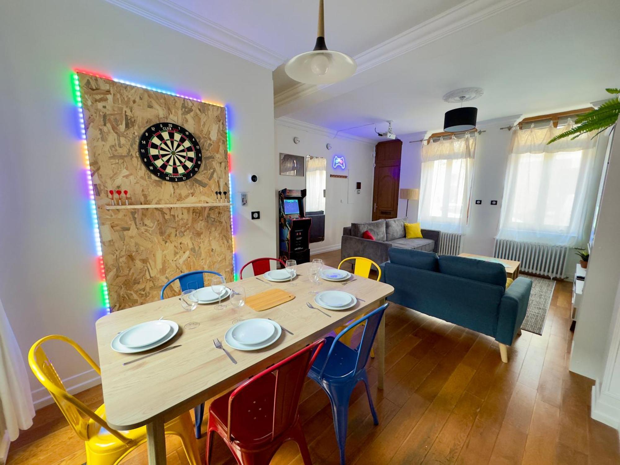 Maison 3Ch - Cinema - Game Room - Parking - Gare Amiens Buitenkant foto