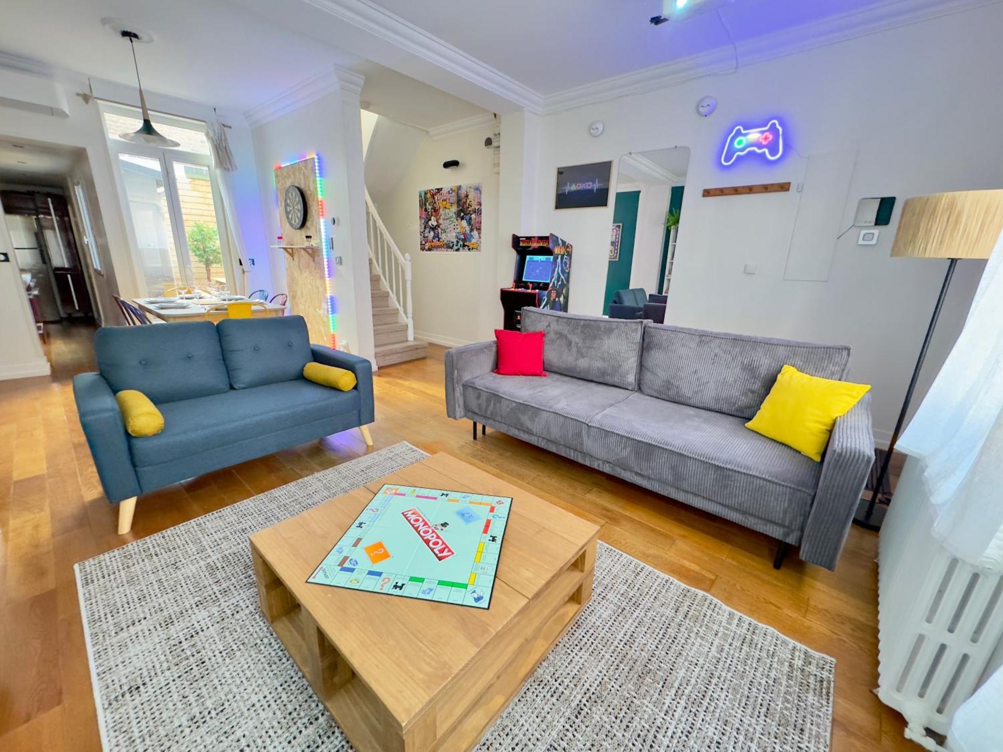 Maison 3Ch - Cinema - Game Room - Parking - Gare Amiens Buitenkant foto